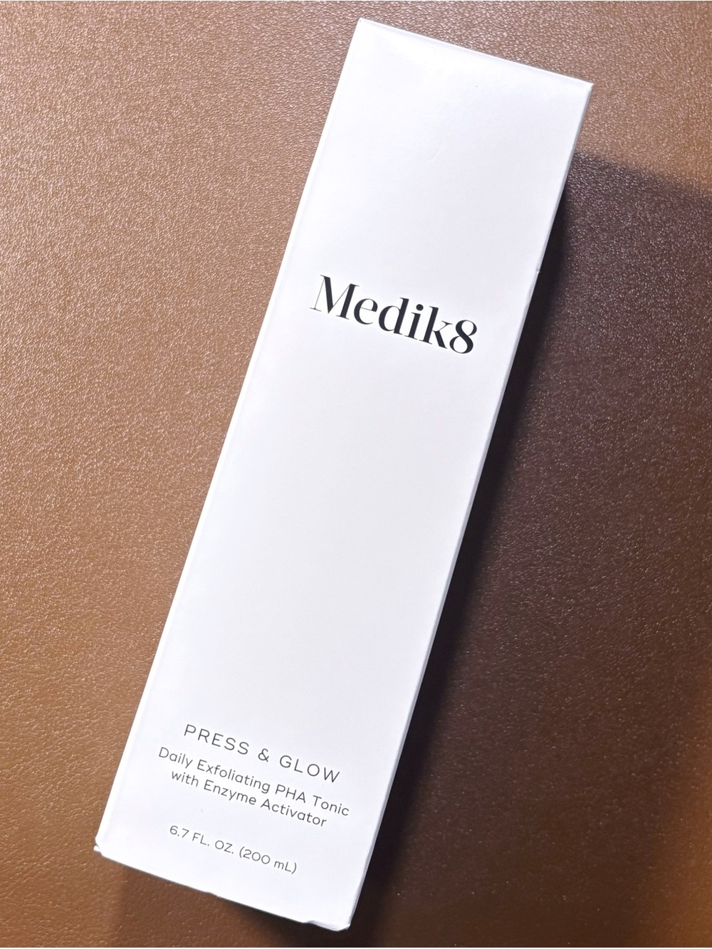 Medik8 Press & Glow Daily Exfoliating PHA Tonic 6.7 fl oz / 200 ml New In Box